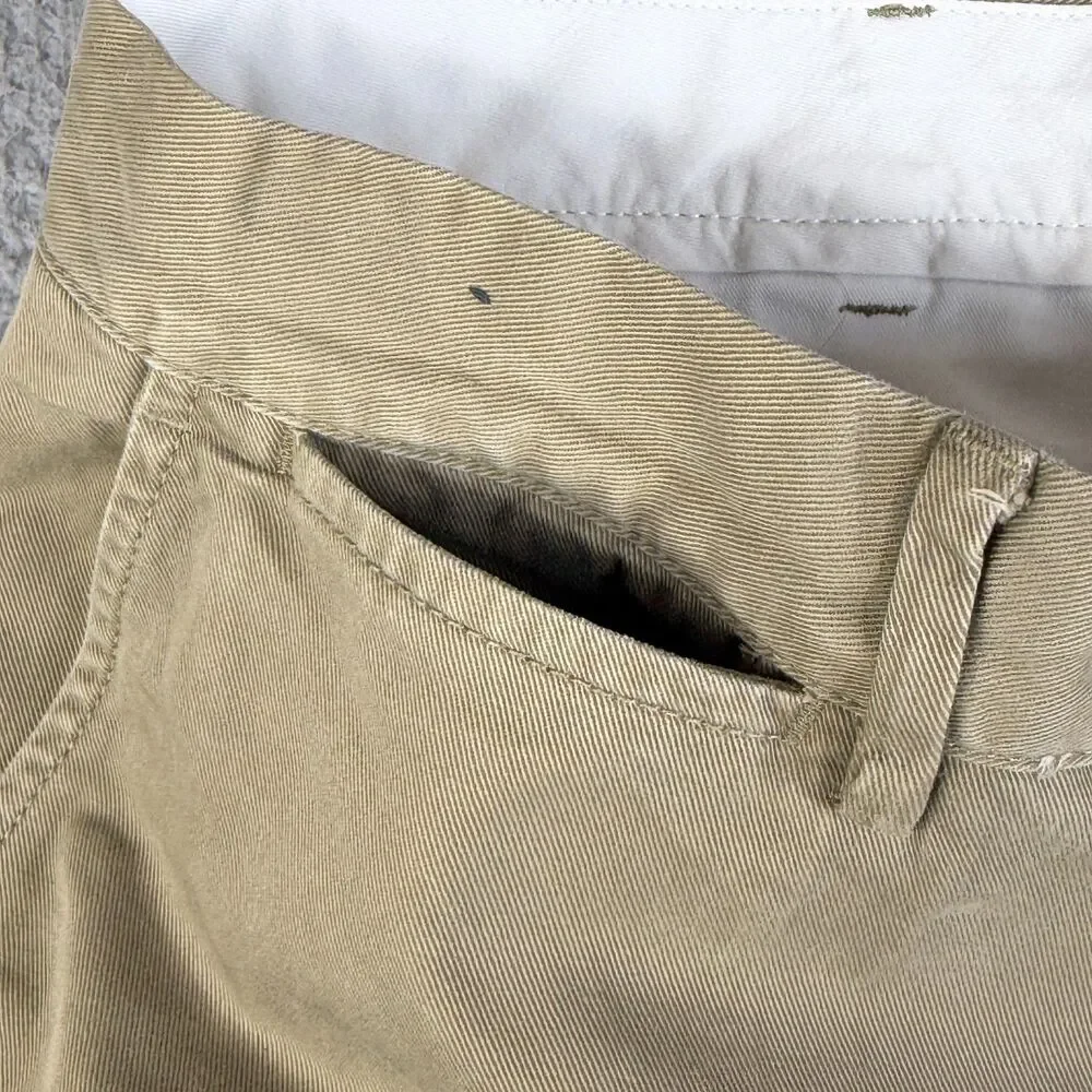 POLO RALPH LAUREN Pants Men 36x30 Khaki Polo Chino Classic Fit Cotton Twill Flat